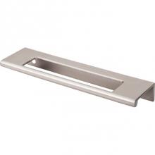 Top Knobs TK521BSN - Europa Cut Out Tab Pull 5 Inch (c-c) Brushed Satin Nickel