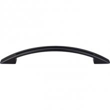 Top Knobs TK619BLK - Tango Cut Out Pull 5 1/16 Inch (c-c) Flat Black