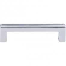 Top Knobs TK672PC - Podium Pull 3 3/4 Inch (c-c) Polished Chrome