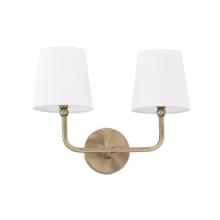 Capital 119321AD-674 - Dawson 2 Light Vanity - Aged Brass