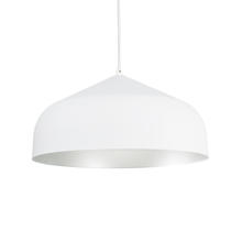 Kuzco Lighting Inc PD9117-WH/SV - Helena Pendant - White with Silver Interior