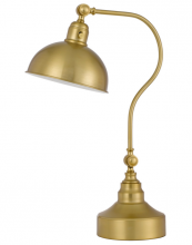 CAL Lighting BO-3025DK-AB - Industrial Adjustable Metal Down bridge Desk Lamp with Half Dome Metal Shade