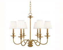 Hudson Valley 4036-AGB - 6 LIGHT CHANDELIER