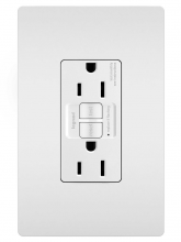 Legrand Radiant 1597W100 - radiant? 15A Duplex Self-Test GFCI Receptacles with SafeLock? Protection, White, 100-Pack