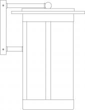 Arroyo Craftsman SAB-11OF-AC - 11" Santorini Wallmount