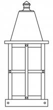 Arroyo Craftsman HC-6AM-MB - 6" hartford column mount
