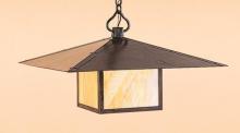 Arroyo Craftsman MH-30CLOF-BK - 30" monterey pendant with cloud lift overlay