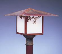 Arroyo Craftsman MP-17SFWO-S - 17" monterey post mount with sycamore filigree