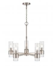 Millennium 9975-BN - Caberton 5-Light Chandelier Ceiling Light Brushed Nickel