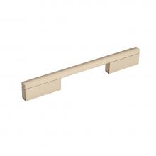 Amerock BP36735SC - Separa 6-5/16 in (160 mm) Center-to-Center Silver Champagne Cabinet Pull