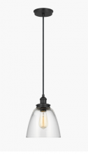 Visual Comfort & Co. Studio Collection P1349MBK - Baskin Dome Pendant