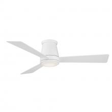 WAC Smart Fan Collection F-037L-MW - WAC HUG 52" CEILING FAN W/ LIGHT KIT - White