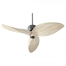 Quorum 31523-69 - Hawkeye 52" Fan - Black & Weathered Oak Blades