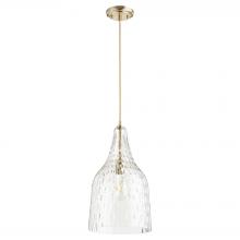 Quorum 8142-80 - Aged Brass Transitional Pendant