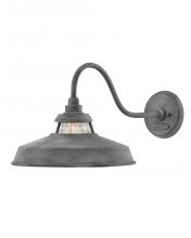 Hinkley 1195DZ - Troyer Large Wall Mount Lantern - Aged Zinc