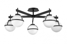 Hinkley 39674BK - Large Semi-flush Mount