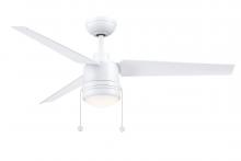 Fanimation FPD7619MWW - PCDC - 52" - Matte White with LED Light Kit