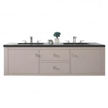 James Martin Furniture 312-V60D-MTM - Silverlake 60'' Double Vanity, Mountain Mist