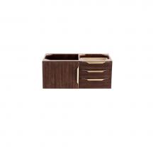 James Martin Furniture 389-V36-CFO-G - Mercer Island 36'' Single Vanity, Coffee Oak, Radiant Gold