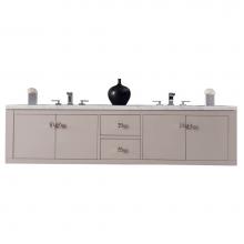 James Martin Furniture 312-V72-MTM - Silverlake 72'' Double Vanity, Mountain Mist