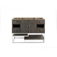 James Martin Furniture 864-V48-SOK - Sonoran 48'' Single Vanity, Silver Oak