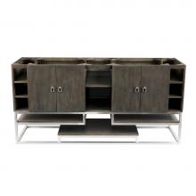James Martin Furniture 864-V72-SOK - Sonoran 72'' Double Vanity, Silver Oak
