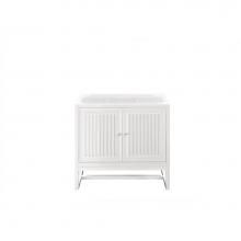 James Martin Furniture E645-V36-GW - Athens 36'' Single Vanity Cabinet, Glossy White