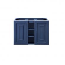 James Martin Furniture E110-V39.5-AZB - Alicante'' 39.5'' Single Vanity Cabinet, Azure Blue
