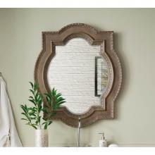 James Martin Furniture 160-M35-EG - Castilian 35'' Double Arch Mirror, Empire Gray