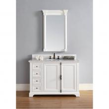 James Martin Furniture 238-105-V48-BW - Providence 48'' Single Vanity Cabinet, Bright White