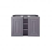 James Martin Furniture E110-V39.5-GSM - Alicante'' 39.5'' Single Vanity Cabinet, Grey Smoke
