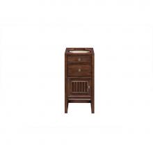 James Martin Furniture E645-B15L-MCA - Athens 15'' Cabinet w/ Drawers & Door, Mid Century Acacia