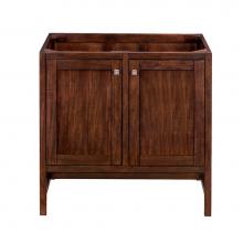 James Martin Furniture E445-V36-MCA - Addison 36'' Single Vanity Cabinet (w/Doors), Mid Century Acacia