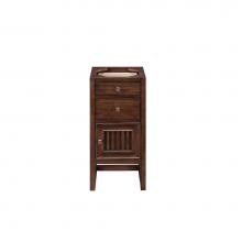 James Martin Furniture E645-B15R-MCA - Athens 15'' Cabinet w/ Drawers & Door, Mid Century Acacia